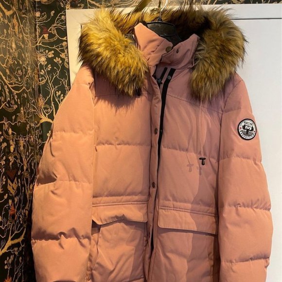 ARTIC EXPEDITION PINK LONG PARKA SIZE 2XL WOMENS WINTER COAT JACKET PLUS SIZE - Picture 1 of 3